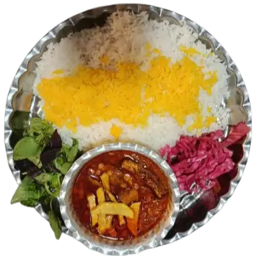 چلو خورشت قیمه